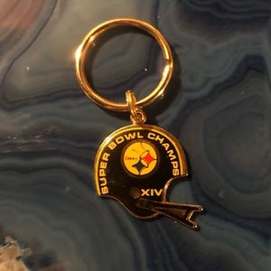 Vintage Pittsburgh Steelers SuperBowl XIV keychain